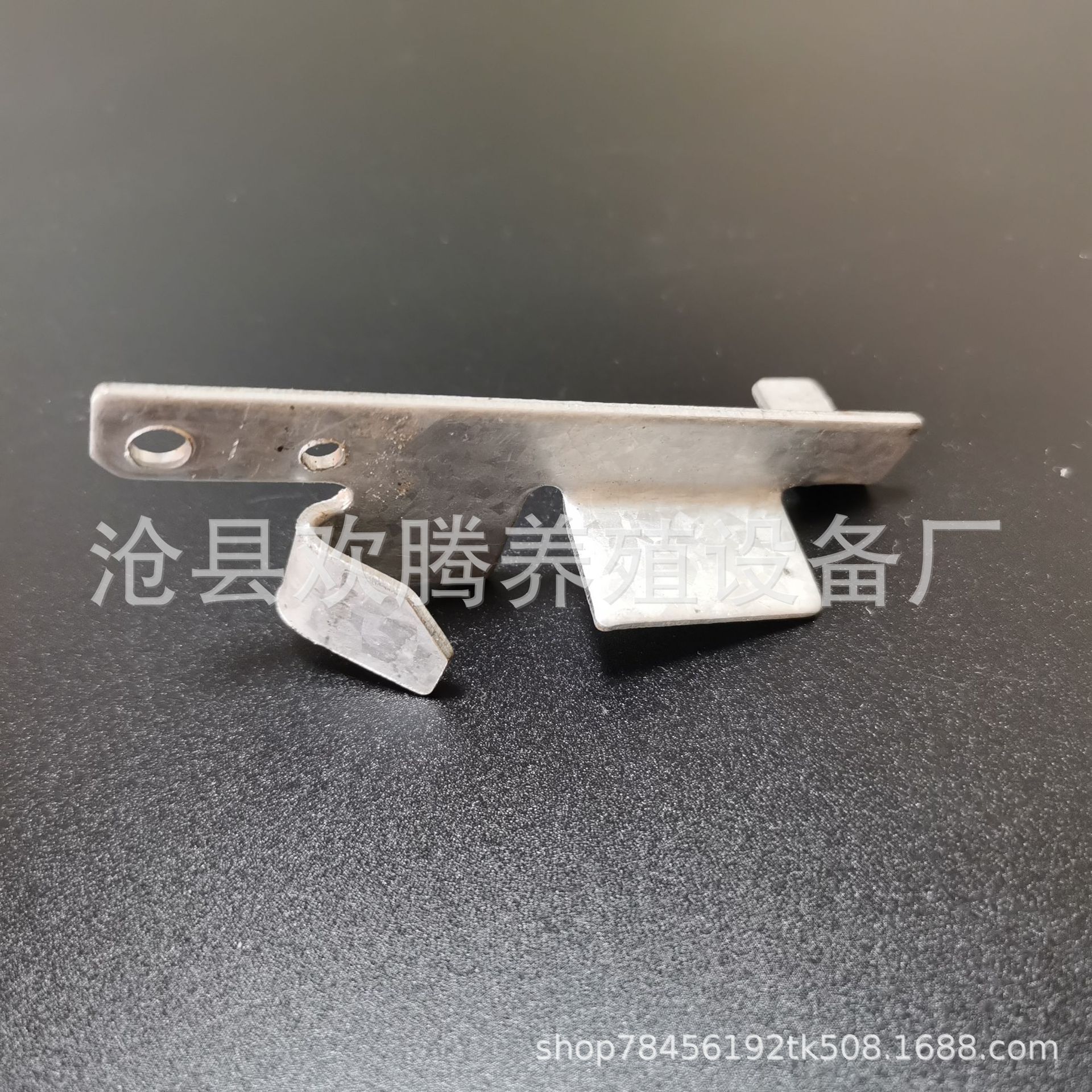 Clip de tubo anti-perching para pollo 45 línea de material con soporte de tarjeta placa de ajuste de metal Tarjeta de retención de línea de agua de cría