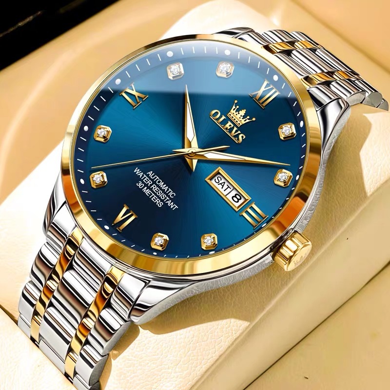 Swiss Certified Genuine Watch Men's Fully Automatic Mechanical Watch Men's Business Waterproof Luminous Ultra-Thin Light Luxury Men's Watch