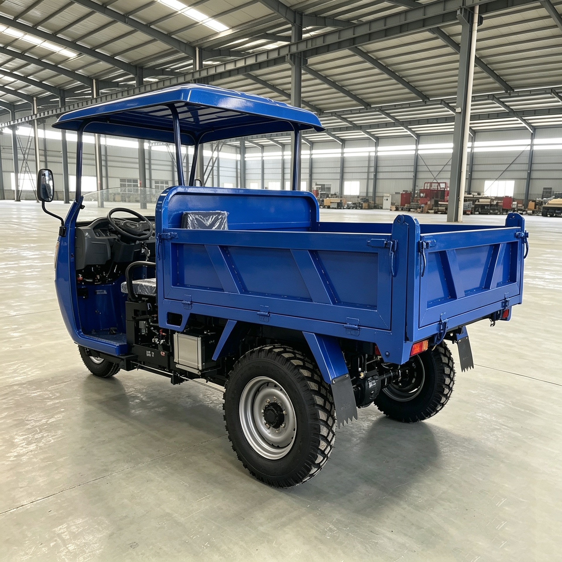 Foreign trade diesel passenger tricycle, low fuel consumption, durable, suitable for short-distance passenger transportation in African towns