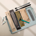 酒店宾馆牛皮纸防水袋一次性酒店洗漱用品套装民宿待客牙具梳子