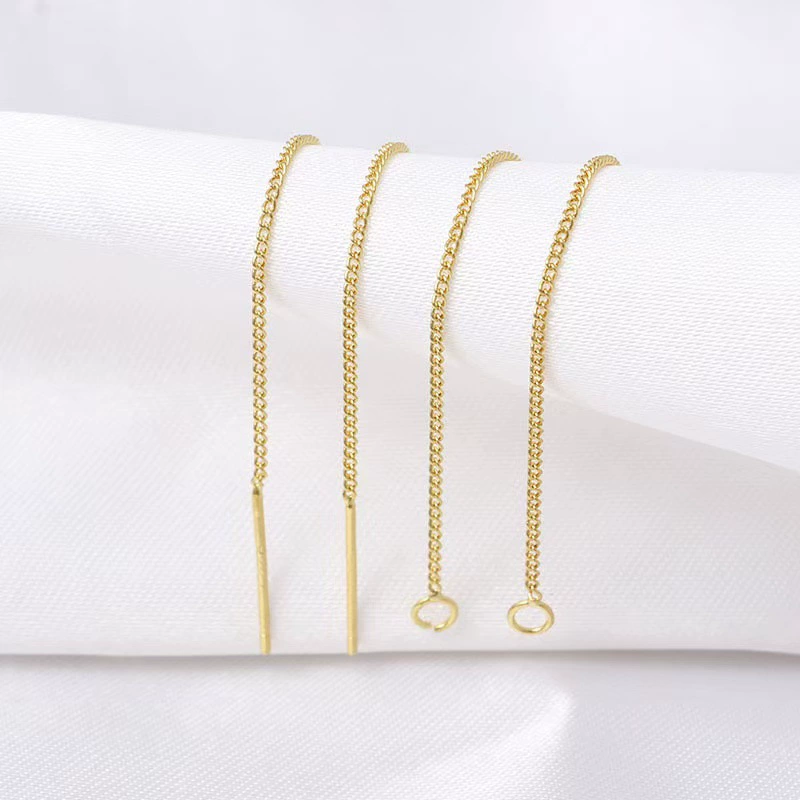 Серьги из золота 18 карат, маленький круг, простой стиль, серьги из золота AU750, элегантный простой китайский подарок на День святого Валентина для подруги