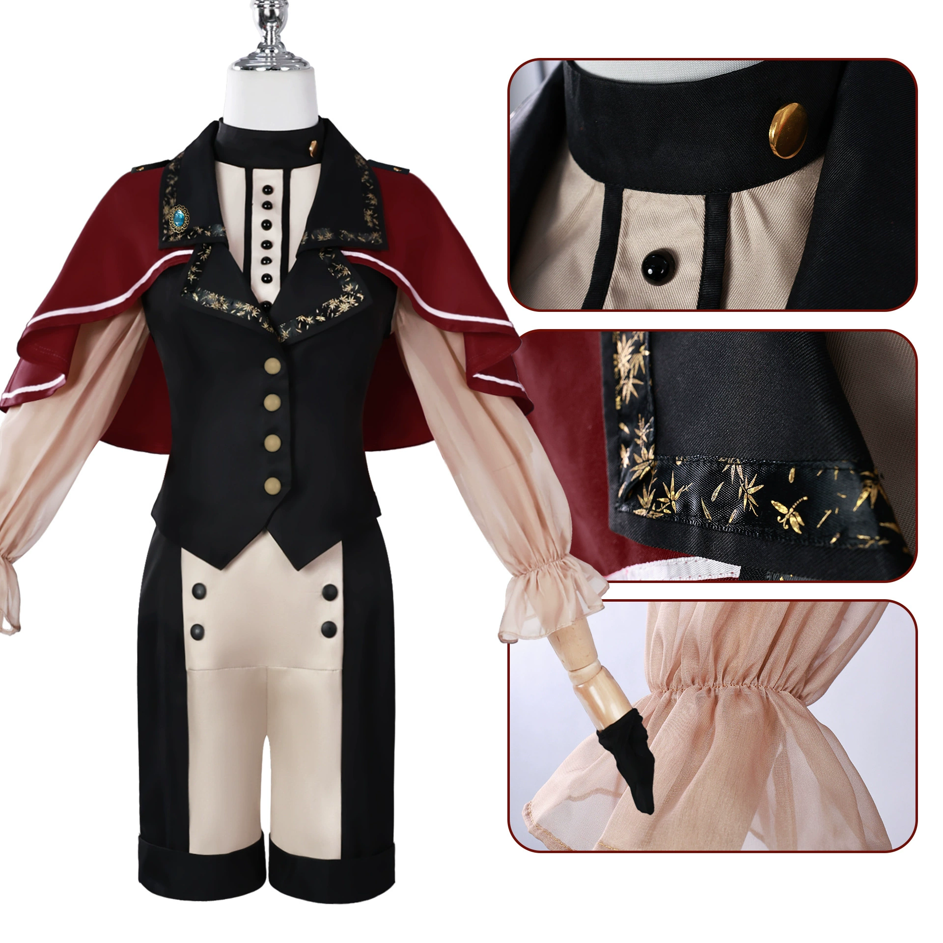 北水商贸 Hachiman Hairei cos костюм Ave Mujica Hachiman Hairei сценический костюм двухмерный костюм