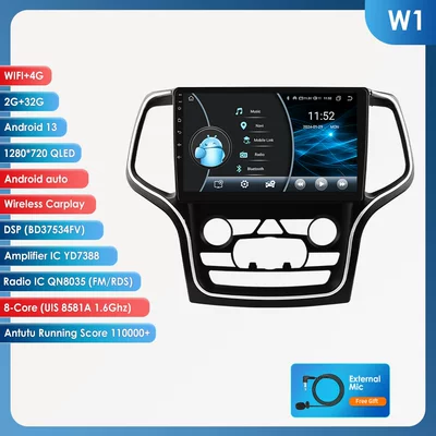DVD Navigation – Suitable for 14-22 Jeep Grand - 232g-wifi4glte-version-8581a-carplay-eight-cores-10inch-for-jeep-grand-cherokee-original-car-84inch-screen
