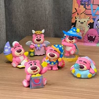 Новая серия «Спящий клубничный медведь», слепая коробка, модная игрушка, фигурка, мультяшная кукла, милый настольный орнамент, подарок на день рождения.