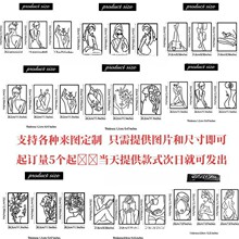 跨境热销亚马逊同款铁艺线条画墙面装饰壁饰家居装饰画金属工艺品