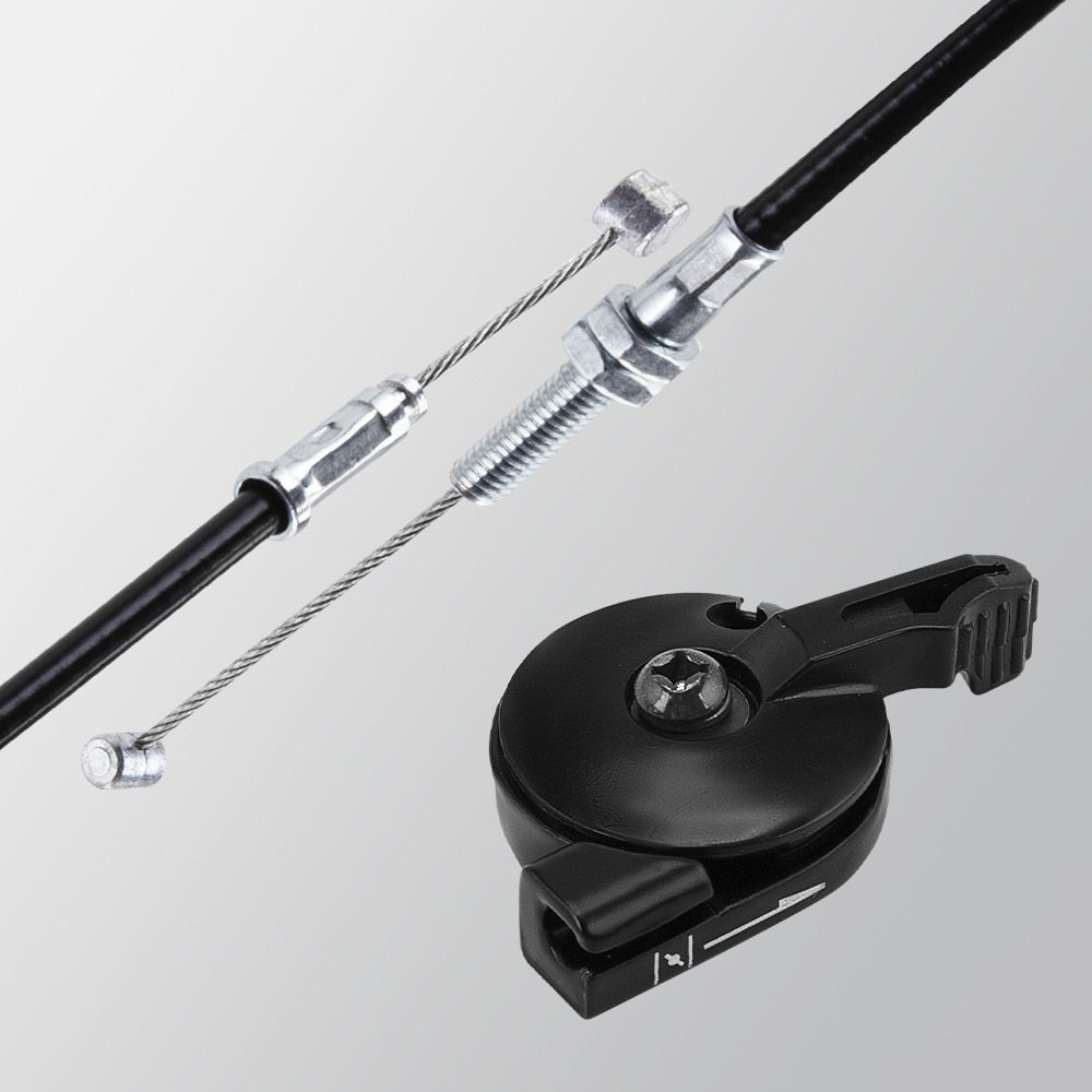 Motorcycle locomotive exhaust pipe modification adjustable cable mechanical valve manual silencer controller 51mm universal