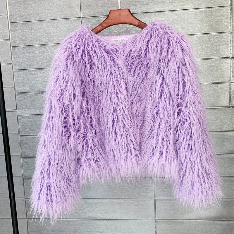 Раскрашенная шерстяная куртка, Aliexpress