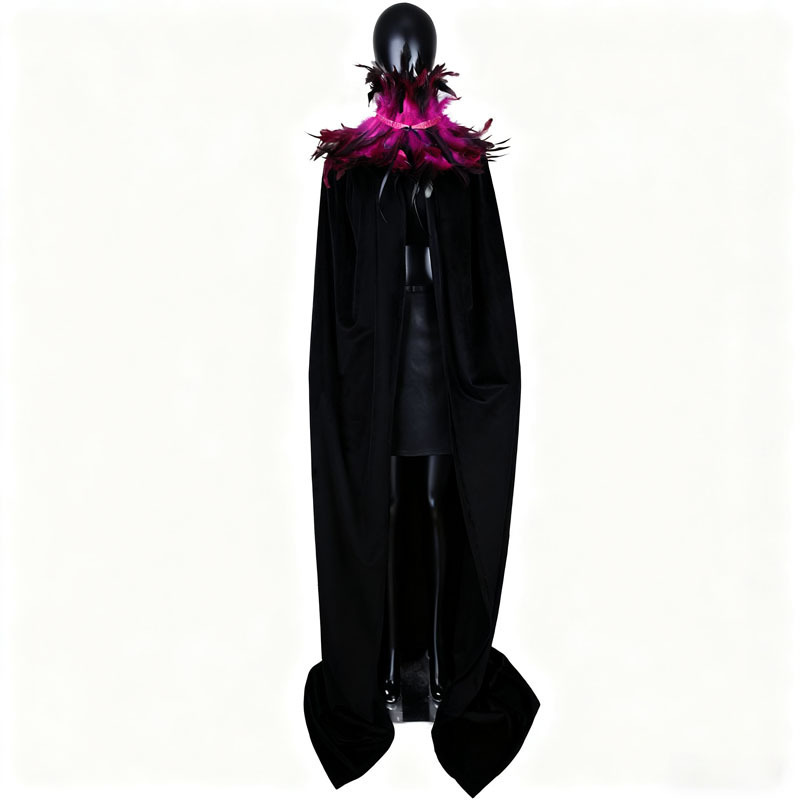 Amazon Carnaval Shalf Wrestler Capa Campeón Pluma False Collar Shower Halloween Ball TK