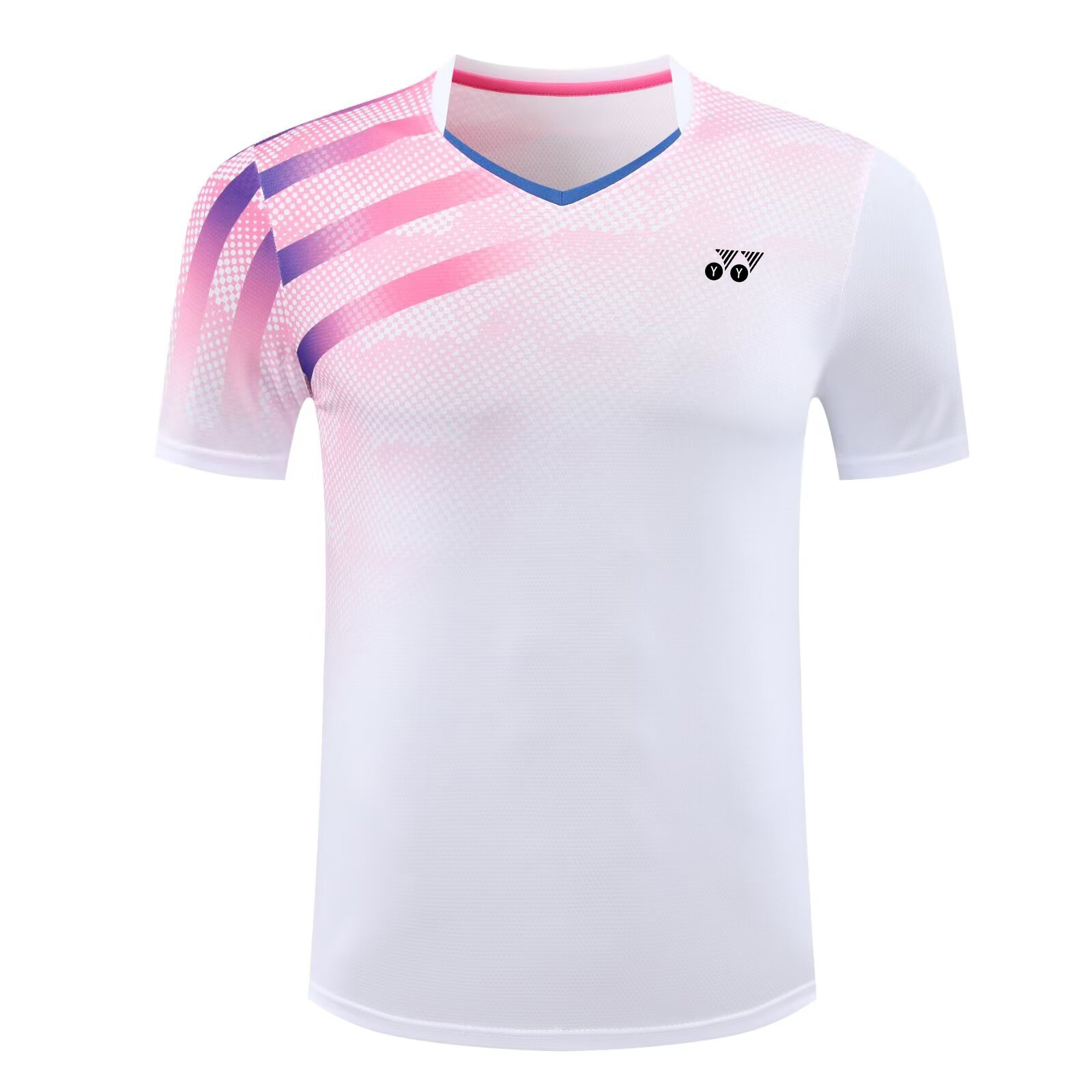 Yy Badminton Suit for Men and Women, Breathable, Quick-Drying, Short-Sleeved Sports Tops, Competition Uniforms, Team Customized Competition Uniforms