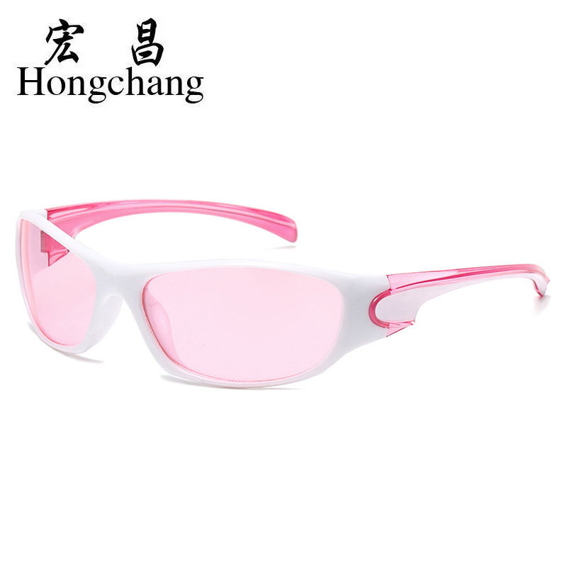 European and American colorful sunglasses sunglasses outdoor anti-ultraviolet sports sunshade sunscreen tide men's riding windproof