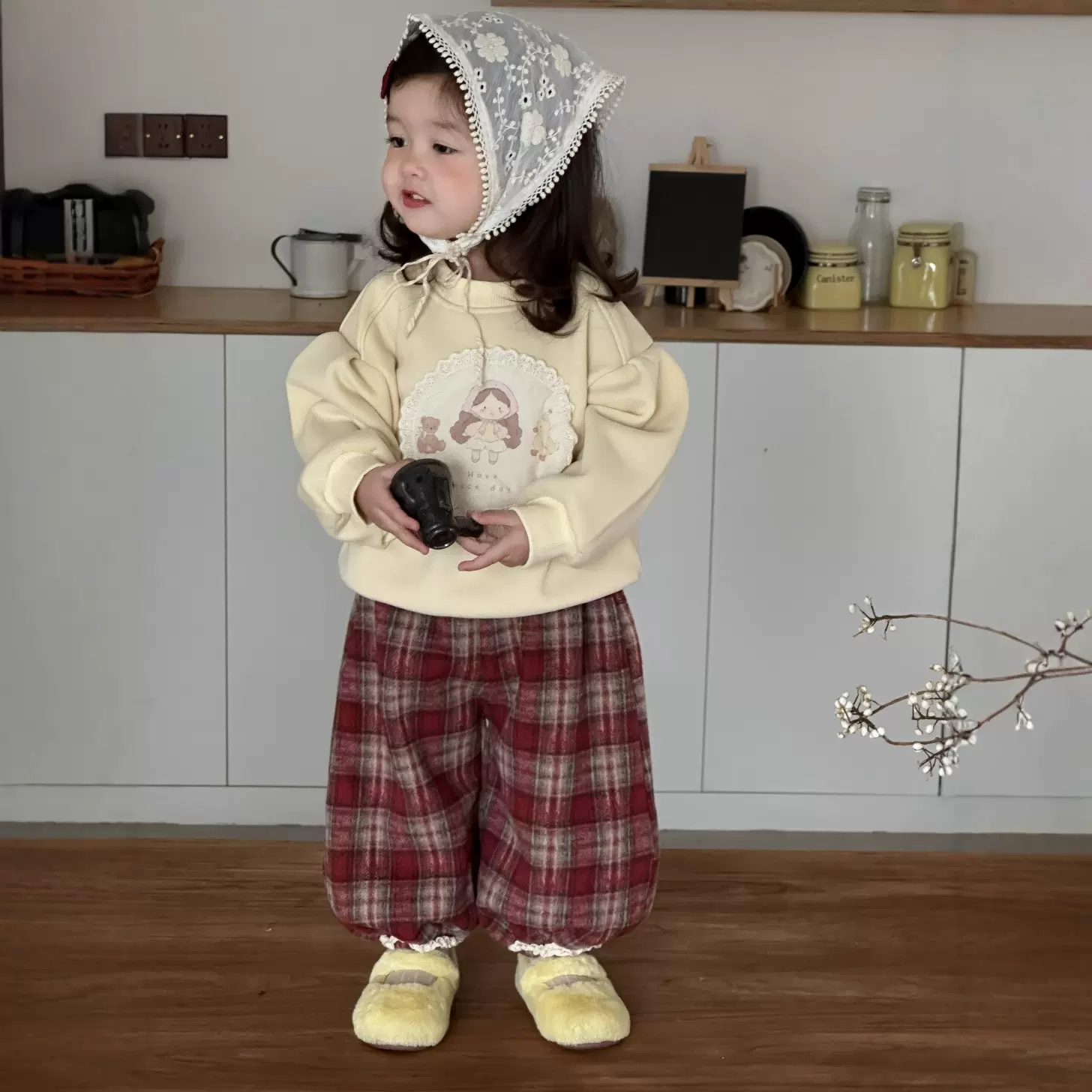 儿童服装2025秋冬宝宝衣服加绒保暖韩版童装冬季女童加厚卫衣套装