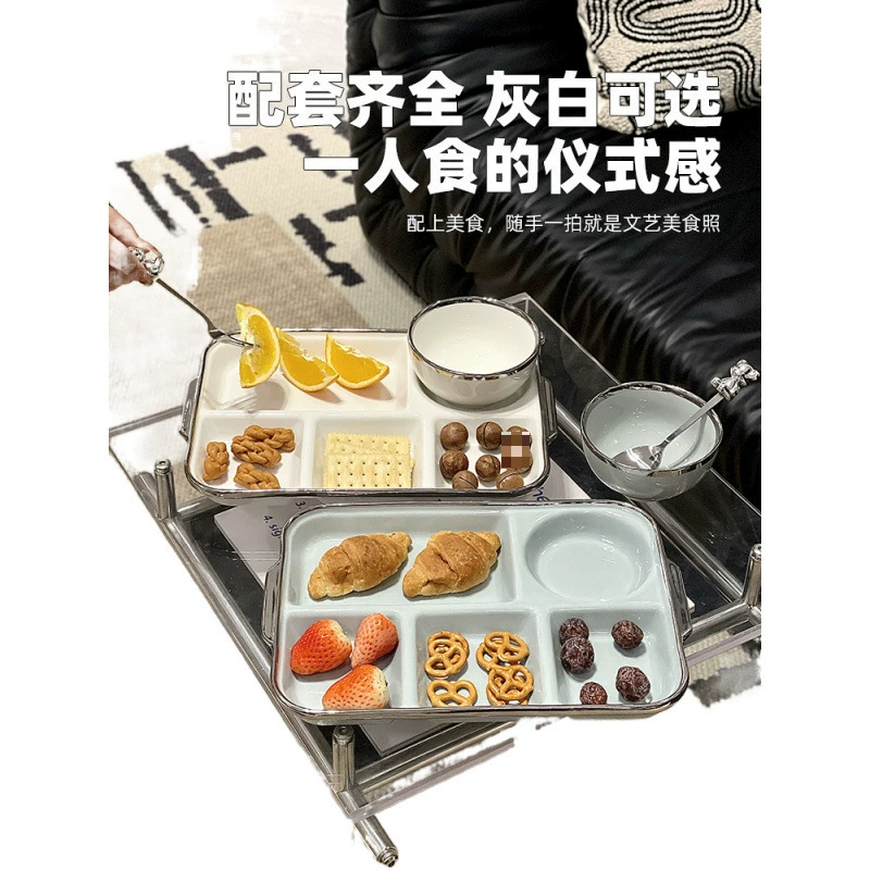 Dinner plate, ceramic tableware, Germany, high-quality style