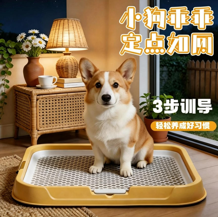 狗厕所超大号诱导定点尿尿拉屎大中小型犬砂盆易清洗一件起批包邮