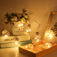 亚马逊太阳能铜线G50球泡灯串星星灯花园庭院户外ledG40灯串定制