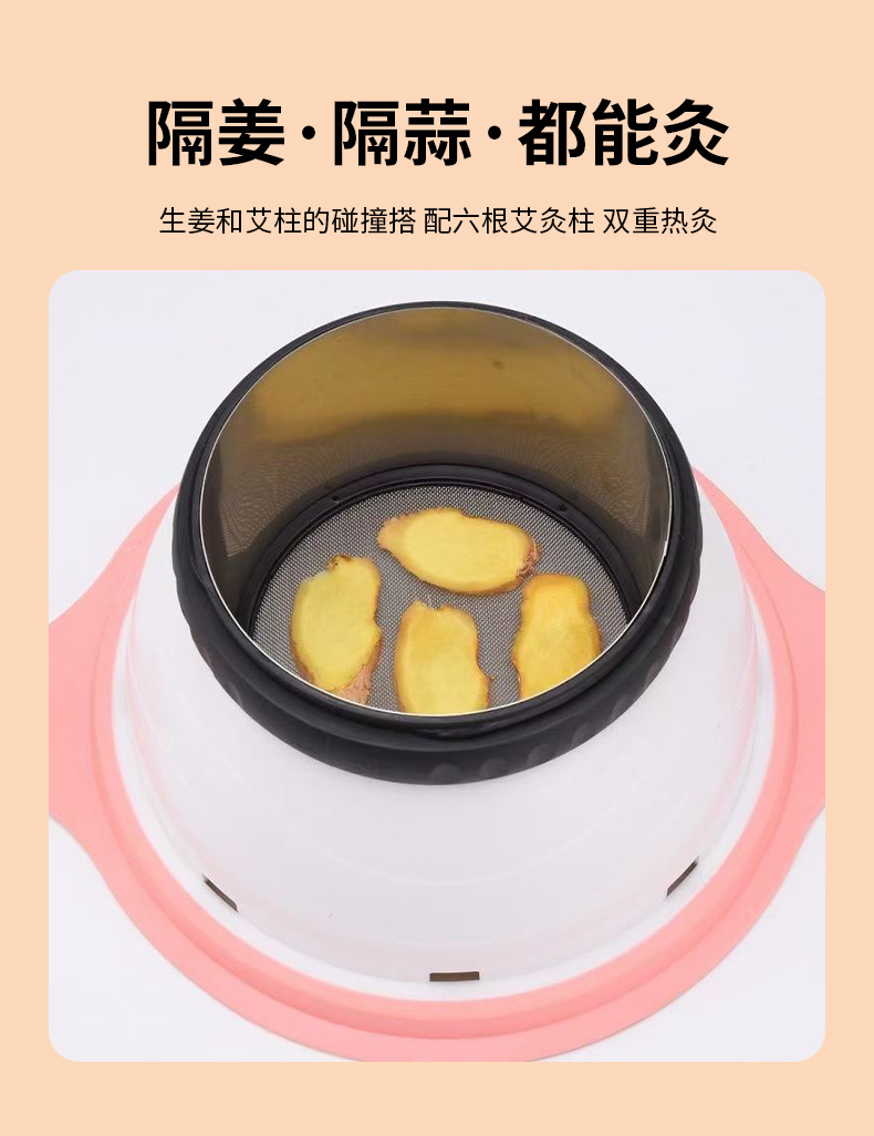 Palace Hanging Moxibustion Box Large Warm Moxa Device for Home and Spa Use with 10ml Mugwort Oil quality and texture