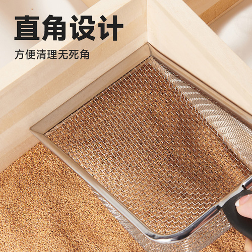 Stainless Steel Cat Litter Scoop with Small Holes, Bentonite Mineral Sand Shovel, Walnut Sand Bedding Scoop – Pet Supplies Available from Manufacturer