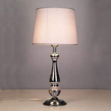 酒店台灯 高档水晶银色宾馆台灯 现代时尚工程书桌创意卧室床头灯