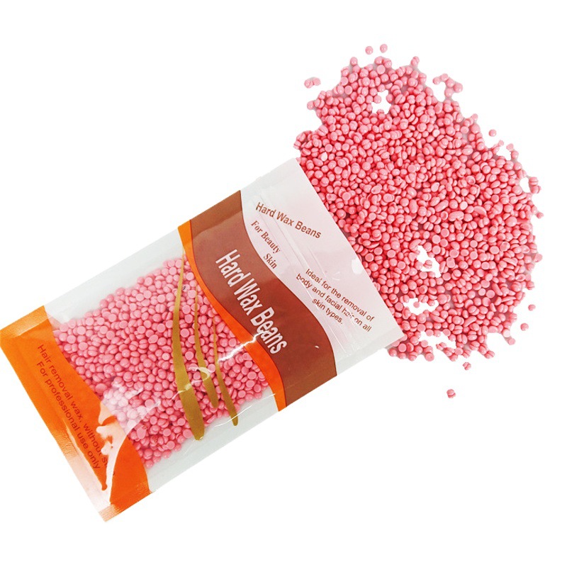 Cross-Border 300g bagged paper-free solid Depilatory wax bean beeswax Depilatory wax therapy grains are available all over the body wax beans