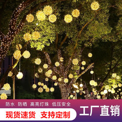 LEDカラーライト、星空、屋外防水ボールライト、景観吊り下げツリーライト、エンジニアリング照明、ホリデーデコレーションライト、スーパーフラッシュ