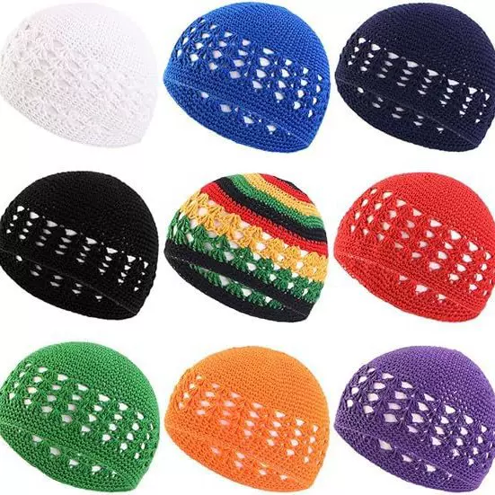 手工男士帽 kufi 帽  麦穗帽  民族男士帽纯棉帽 祷告kufi帽