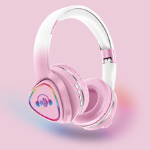 Z10BT爆款渐变色头戴式无线蓝牙耳机带麦RGB电竞直播手机通用耳麦