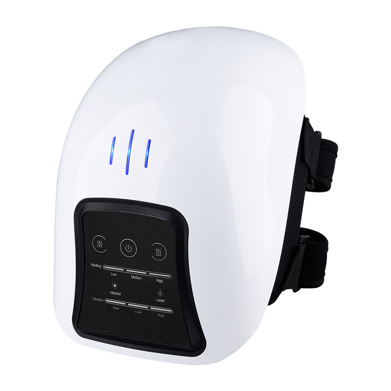 Transfronterizo nuevo masajeador de rodilla recargable vibración rodilla masajeador hogar infrarrojo caliente compresa de rodilla masajeador