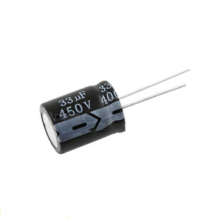New in stock 450V33UF 16 * 25mm electrolytic capacitor 33UF 450v direct plug