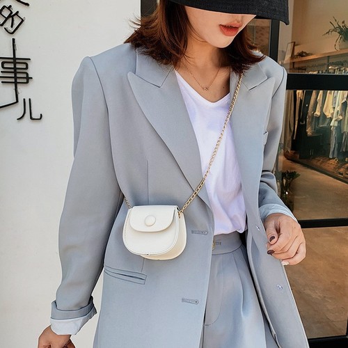 Mini bag for women, new trendy fashion chain saddle bag, internet celebrity, stylish small bag, shoulder crossbody small bag