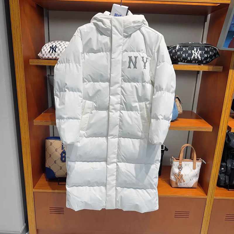 25冬季新款MLB羽绒服张凌赫同款潮流时尚加厚男女同款长款羽绒服|undefined