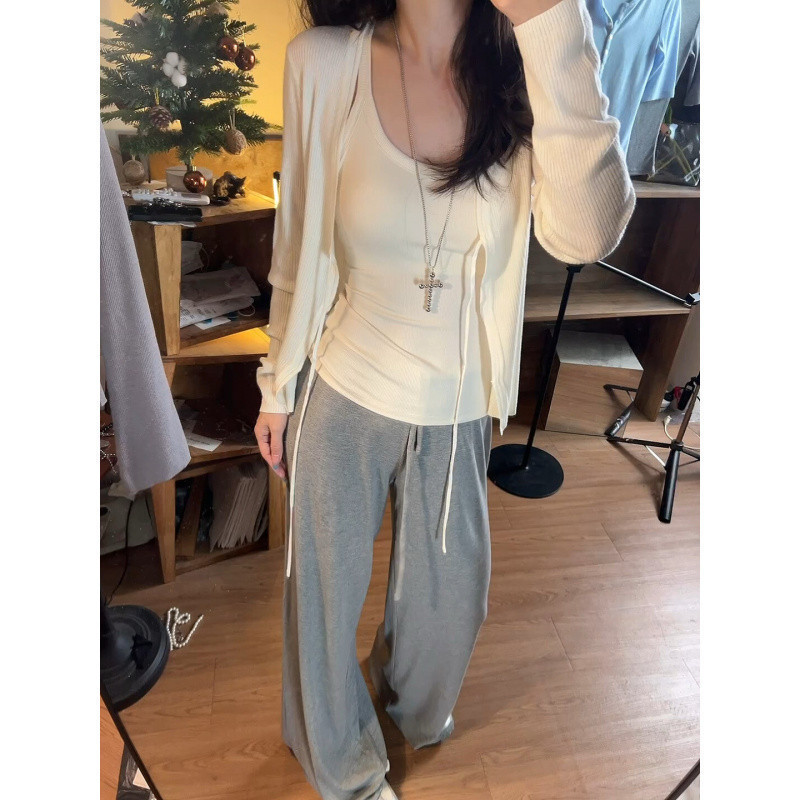 热卖10000+ ~很舒服的垂垂裤 莱赛尔天丝版～无口袋 黑色|undefined