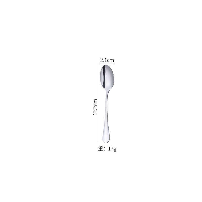 Stainless Steel Long Handle Spoon And Fork For Adults And Kids_voghion.com