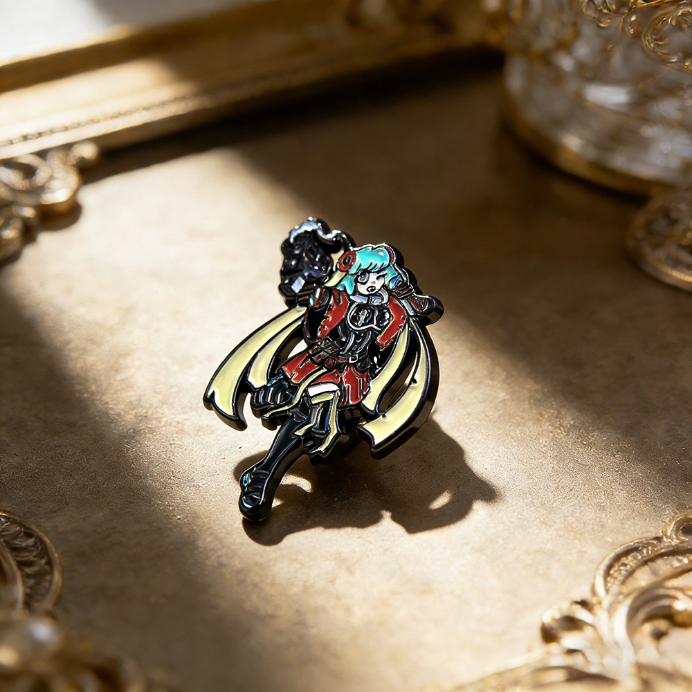 Hatsune Miku series metal brooch cartoon anime peripheral backpack accessory 2026 new enamel badge