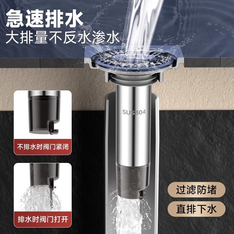 Nabibang 下水道断層延長床排水芯消臭延長パイプステンレス鋼浴室防虫深水修理|undefined