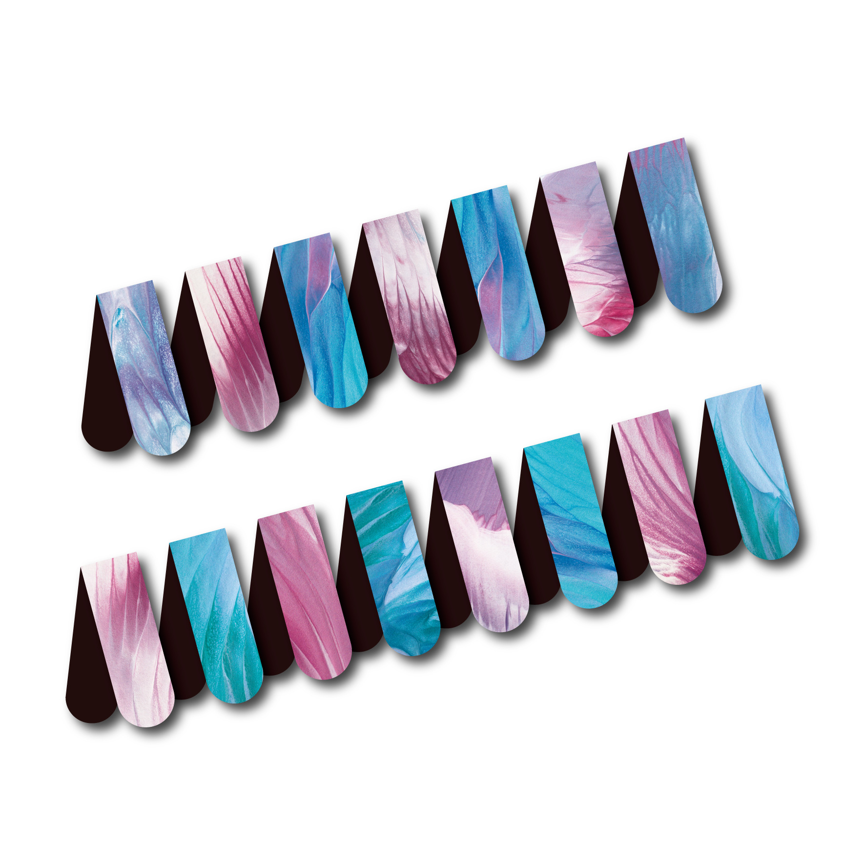 手指形状 渲染书签 ，_画板 1