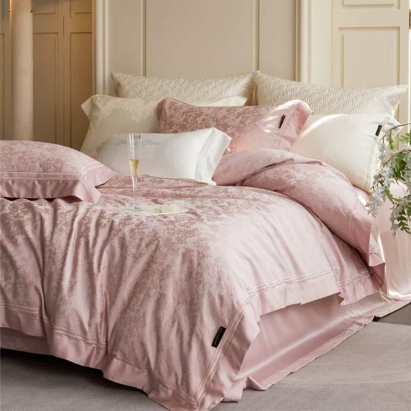 Elite bedspread, cotton set, light luxury style, 4 piece set