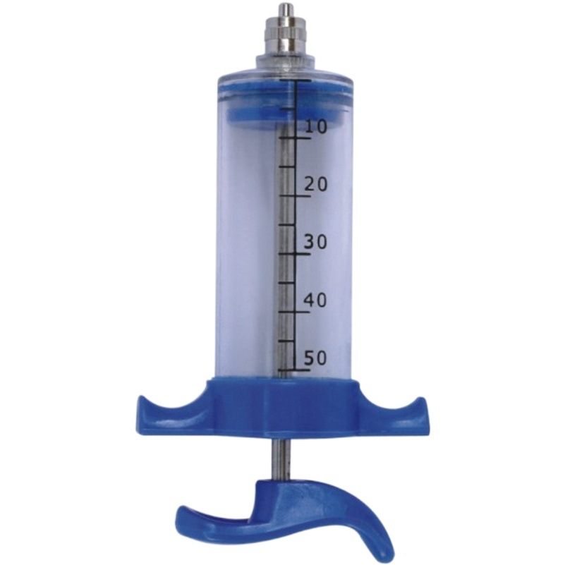 Equipo veterinario 10ml20ml30ml50ml de la jeringuilla de la inyección del cerdo de la jeringuilla de acero plástica veterinaria de Yuqiu