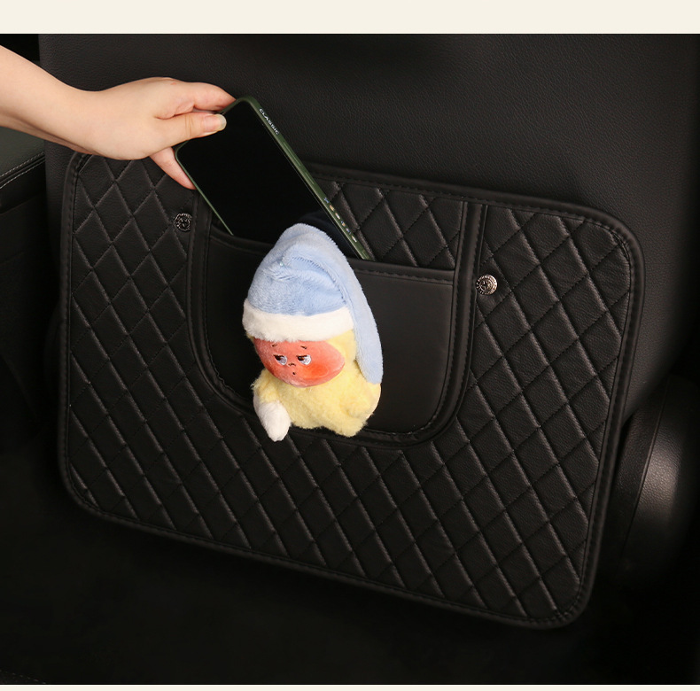 Star Girl Cute Cartoon Car Seat Back Anti-Kick Pad, Car Seat Back Anti-Dirt Pad, Children's Anti-Kick Pad