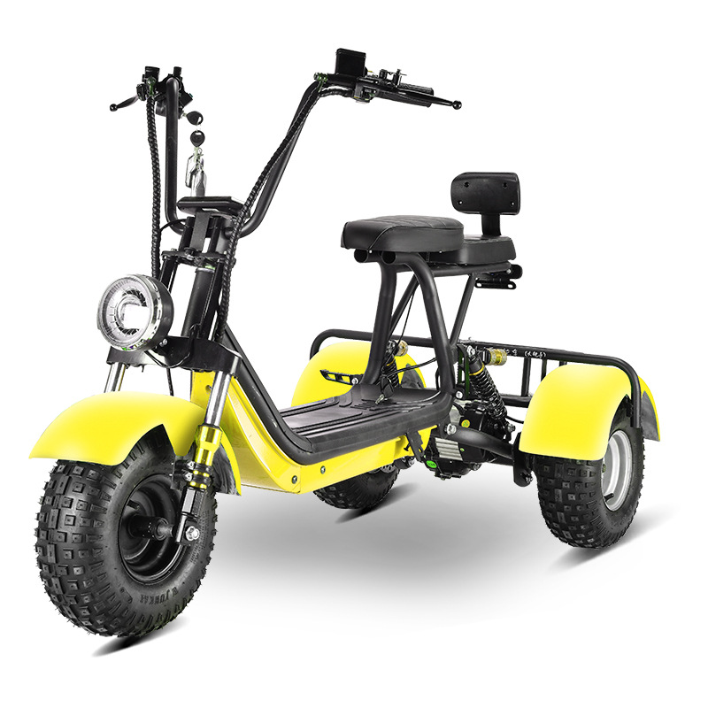 Eec Dot Adult Mobility Scooter Three-Wheeled Motorcycle Harley Electric Vehicle Hm-6 Cross-Border Overseas Warehouse Direct Delivery