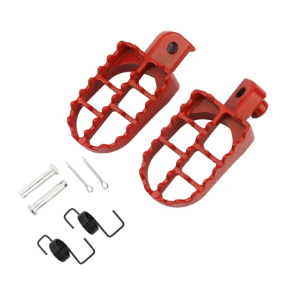 Motorcycle pedals Footrest Suitable for Suzuki - red