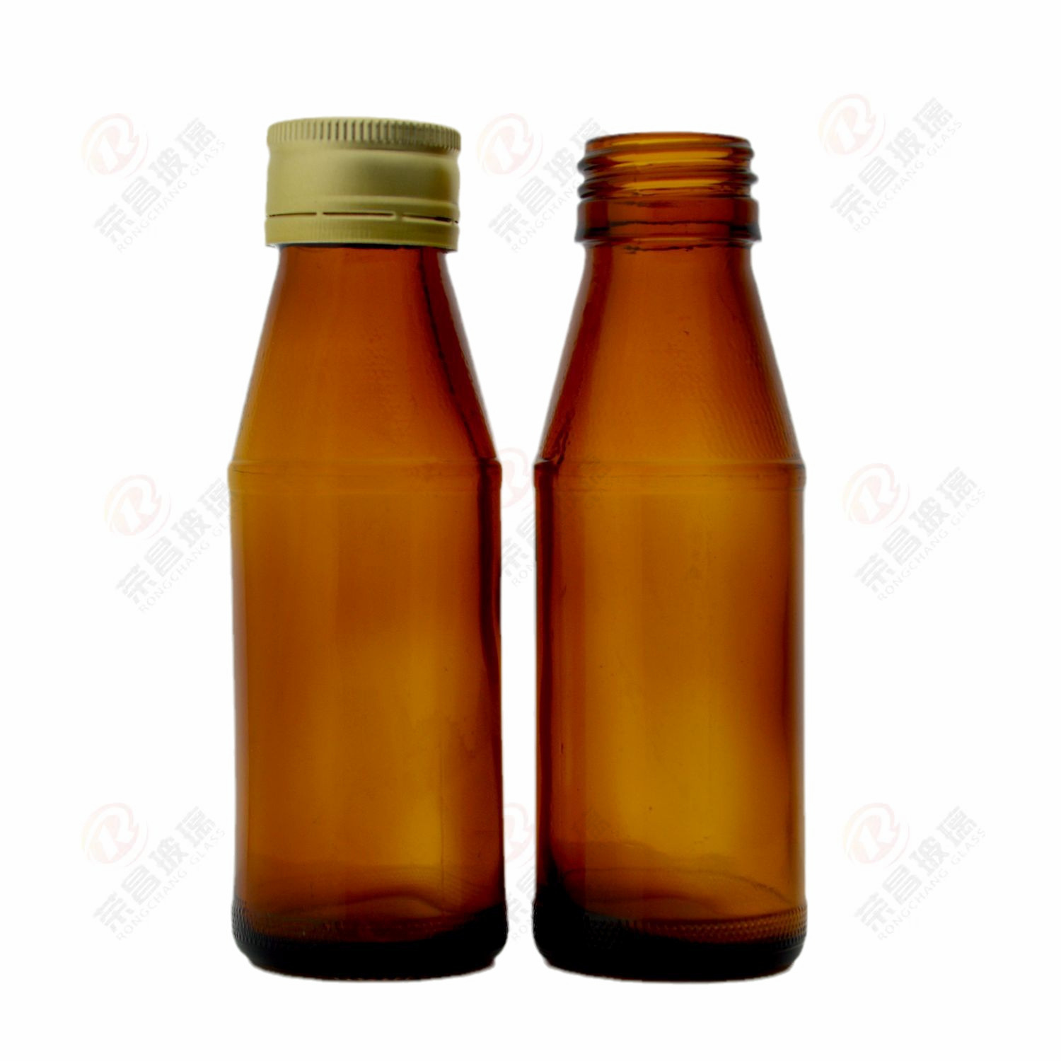 批发75ml棕色口服液瓶 75毫升碳酸饮料瓶  茶色钠钙玻璃糖浆瓶