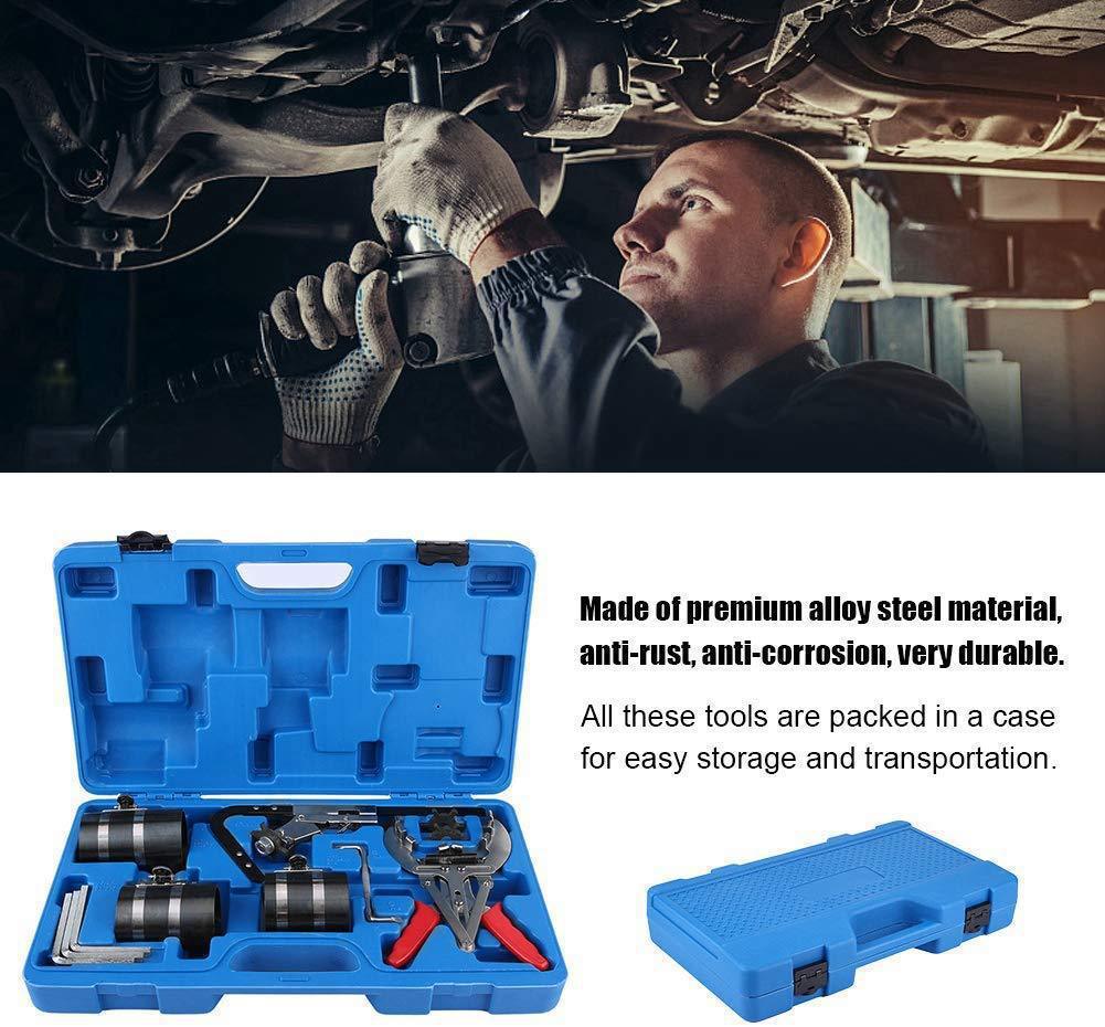 Car piston ring disassembly and compression tool, expansion caliper, engine carbon buildup cleaning scraper, auto repair and maintenance tool set