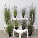 仿真植物毛毛虫狗尾草仿真花场景布置仿真绿植造景薰衣草盆栽带盆