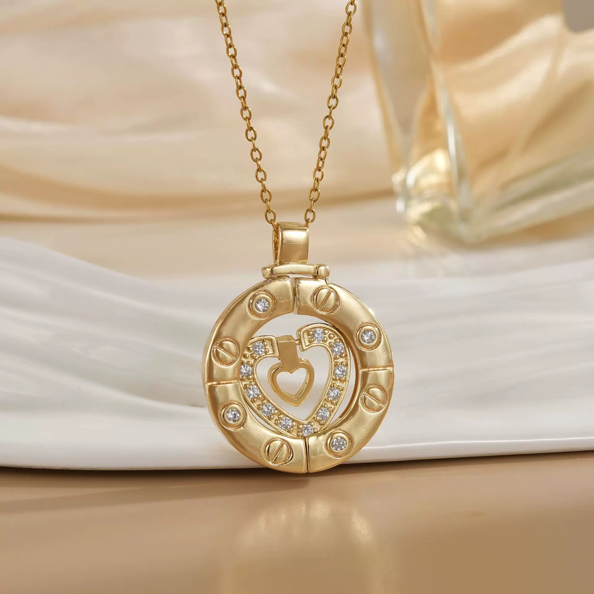 天国的阶梯欧美热销项链女轻奢小众高级感饰品钛钢锁骨链批发配饰