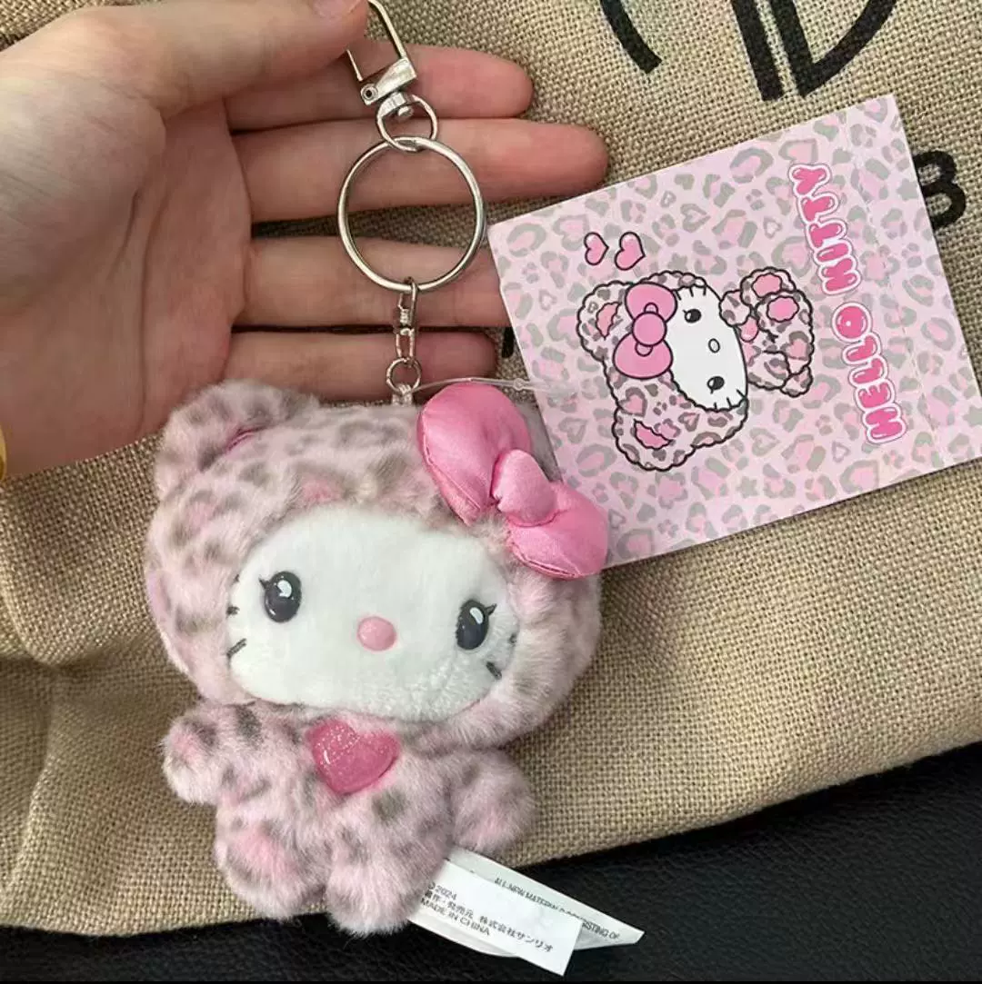 Плюшевый брелок (Sanrio) Hello Kitty, плюшевая кукла-талисман, размеры 10–16 см