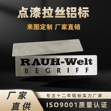 厂家直供铝标牌制品家电标牌铭牌油压点漆拉纹汽车标门牌标牌制作