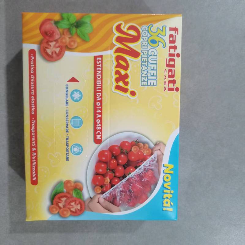使い捨てラップフィルムカバー、外国貿易カスタム食品グレードの弾性口ラップフィルムカバー、キッチン専用家庭用|undefined