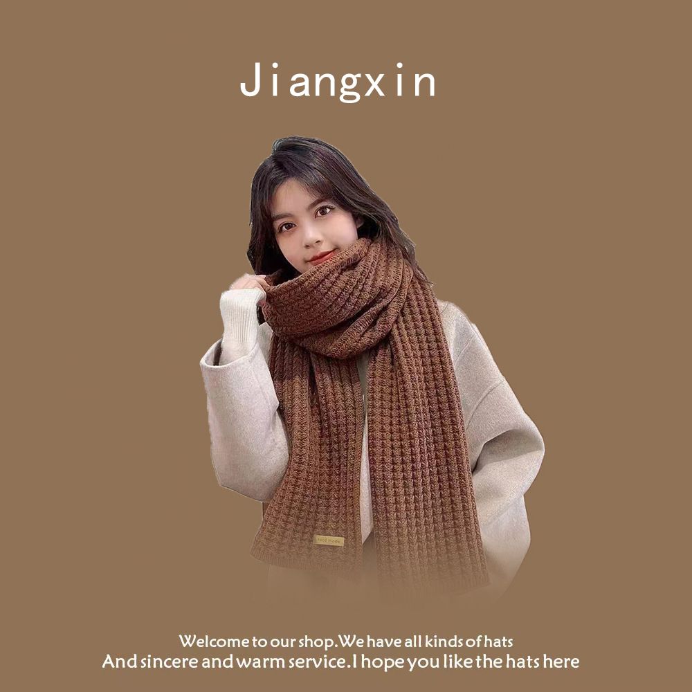 【스몰 라벨】스카프-카라멜