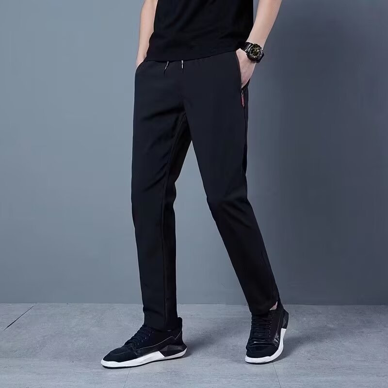 Men's spring and autumn casual pants men's autumn 2024 New tapered suit pants slim fit small straight loose sports trousers
