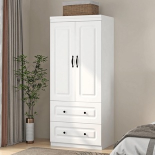 Modern Minimalist Cream-Style Wardrobe for Home Bedroom, Warm Storage Cabinet, Multifunctional Easy-To-Install Storage Cabinet
