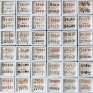 All-Inclusive Returns and Exchanges Wearable Nails Wholesale Manicure Stalls Night Market New High-End Handmade Short Long Nails